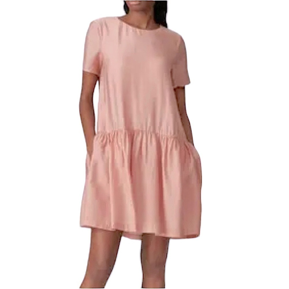 Samsoe Samsoe Millie Short Sleeve Dress in Misty Rose Size Medium
